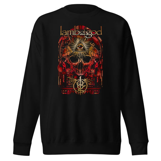 MerchMoment Lamb of God - Providence Skull Sweatshirt [Apparel] Black