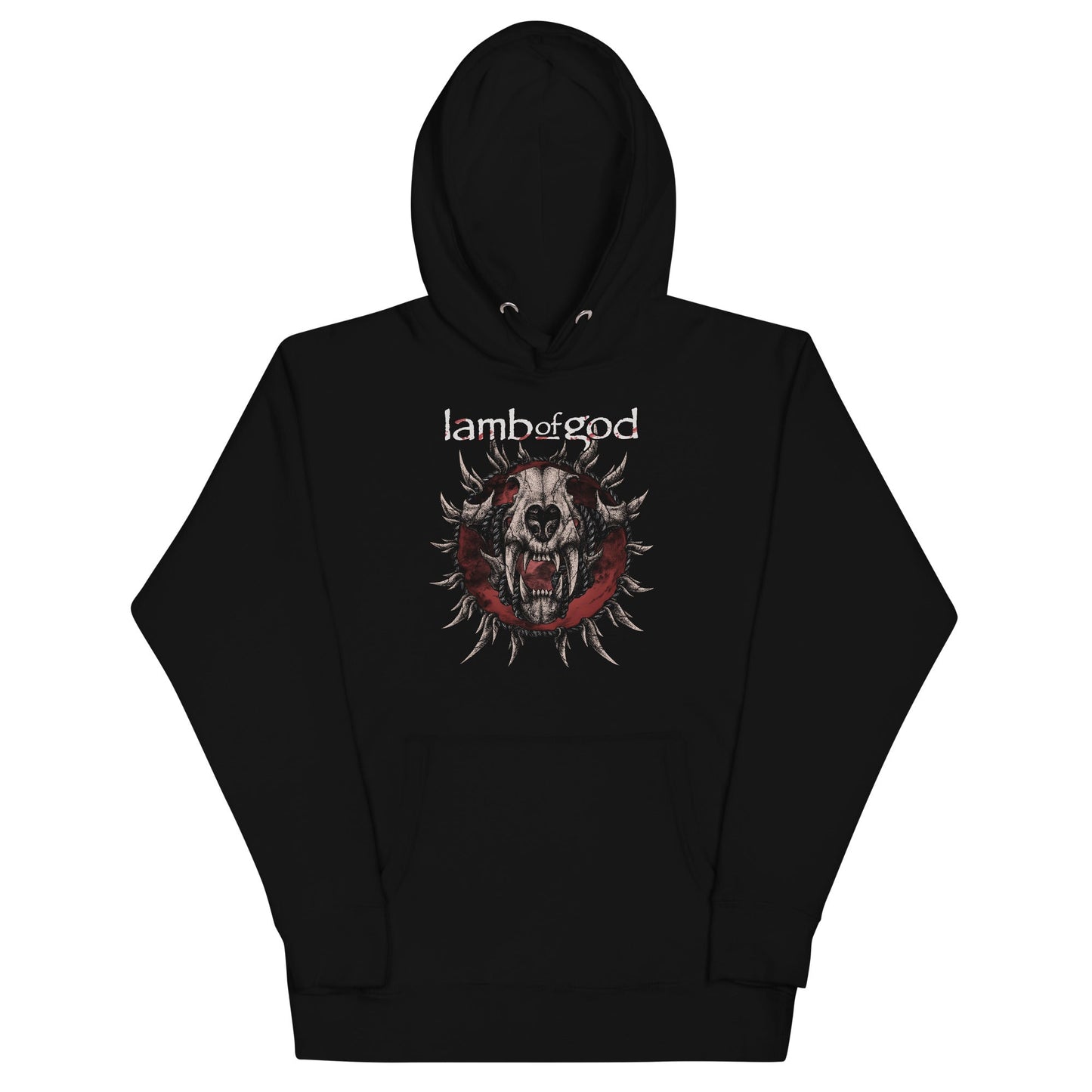 MerchMoment Lamb of God - Steer Skull Hoodie [Apparel] Black