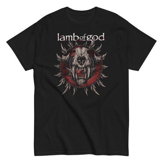 MERCHMOMENT Lamb of God - Steer Skull T-Shirt [Apparel] - Rock Band Apparel