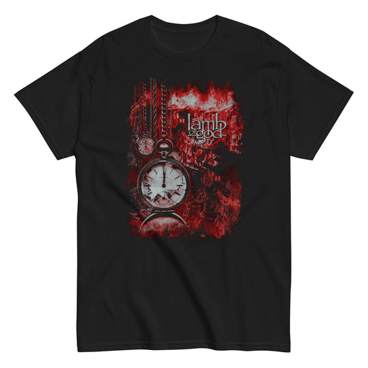 MERCHMOMENT Lamb of God - Ticking Clock T-Shirt [Apparel] - Rock Band Apparel