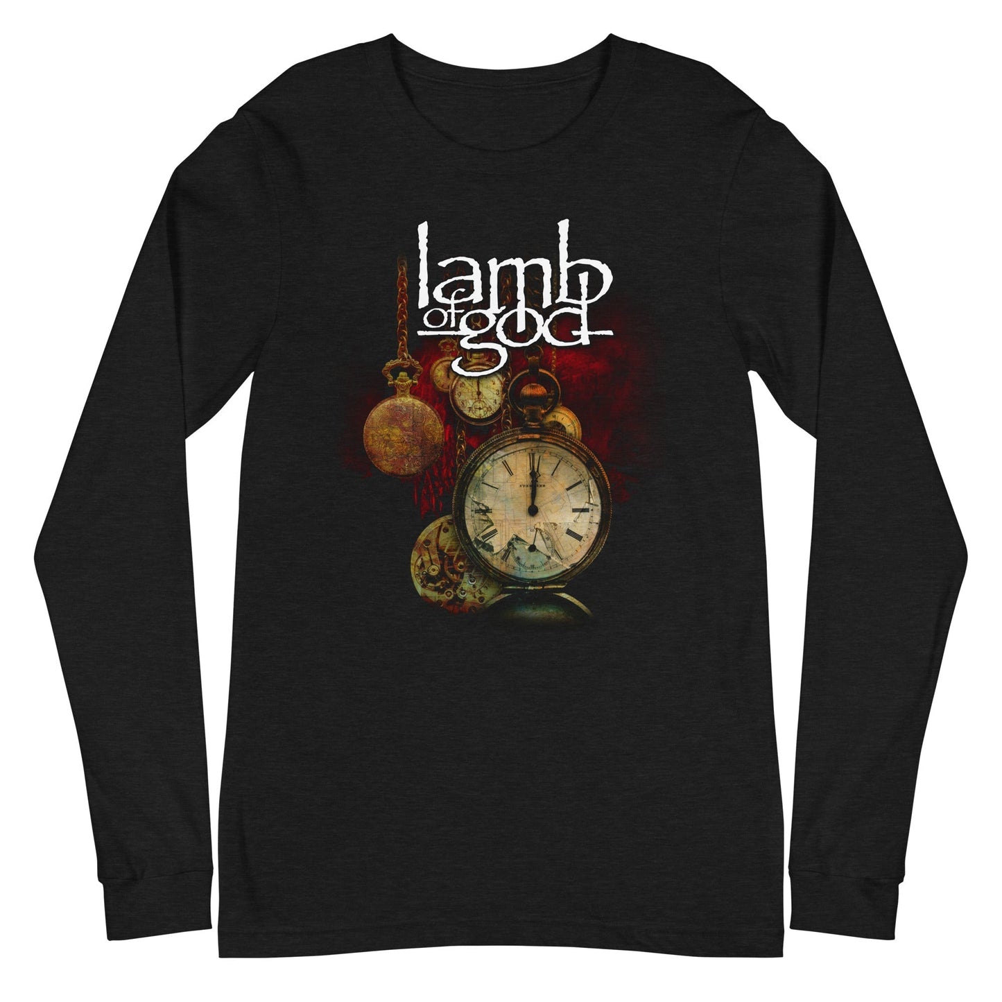MerchMoment Lamb of God - Time and Again Long Sleeve T-Shirt [Apparel] Black