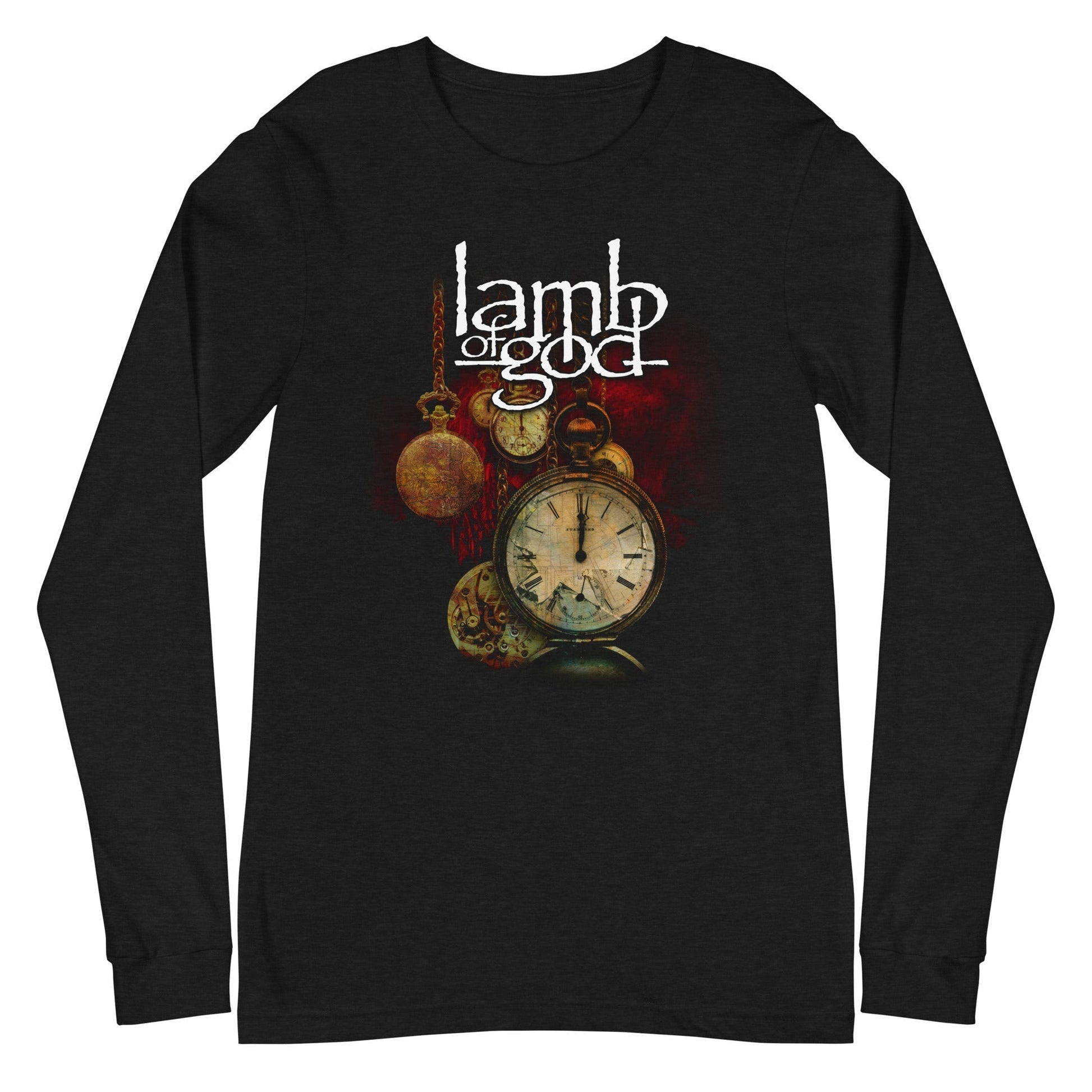 MerchMoment Lamb of God - Time and Again Long Sleeve T-Shirt [Apparel] Black