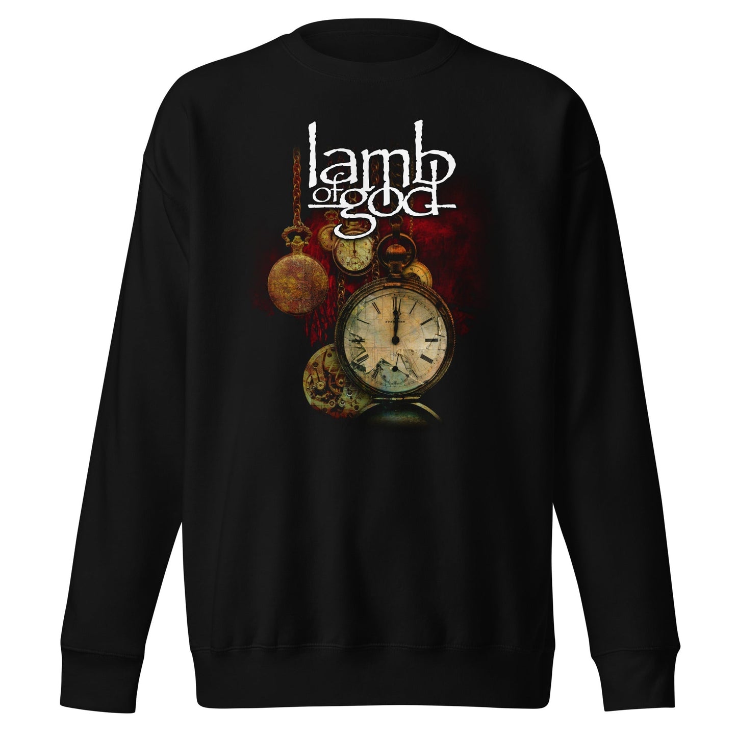 MerchMoment Lamb of God - Time and Again Sweatshirt [Apparel] Black