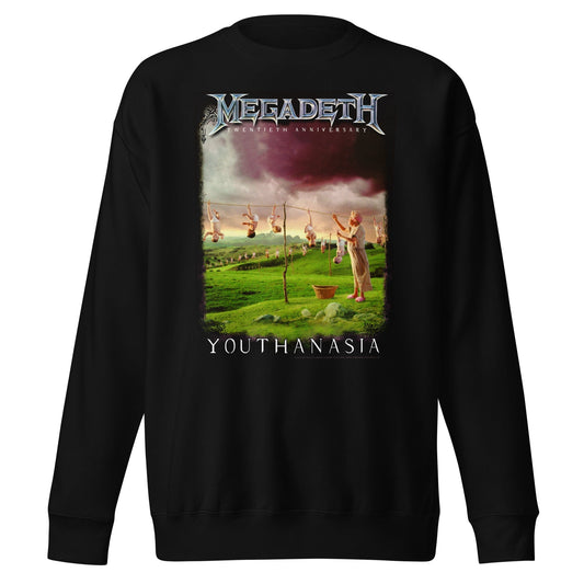 MerchMoment Megadeth - 20th Youthanasia Sweatshirt [Apparel] Black
