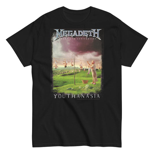 MerchMoment Megadeth - 20th Youthanasia T-Shirt [Apparel] Black