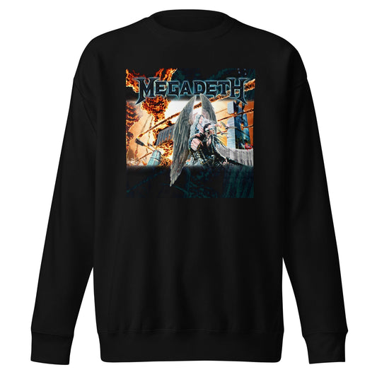 MerchMoment Megadeth - Angel Flames Sweatshirt [Apparel] Black