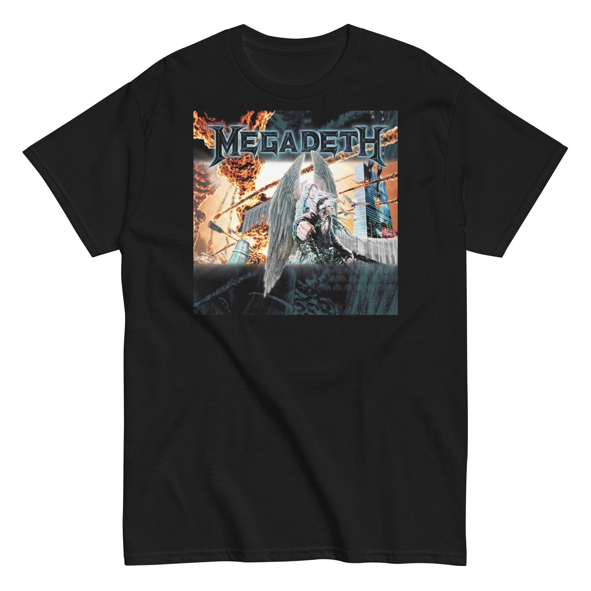 MERCHMOMENT Megadeth - Angel Flames T-Shirt [Apparel] - Rock Band Apparel