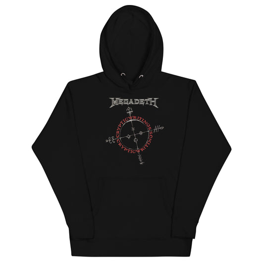 MERCHMOMENT Megadeth - Cryptic Writings Hoodie [Apparel] - Rock Band Apparel
