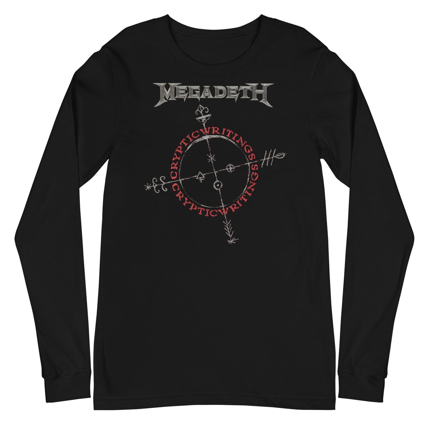 MERCHMOMENT Megadeth - Cryptic Writings Long Sleeve T-Shirt [Apparel] - Rock Band Apparel