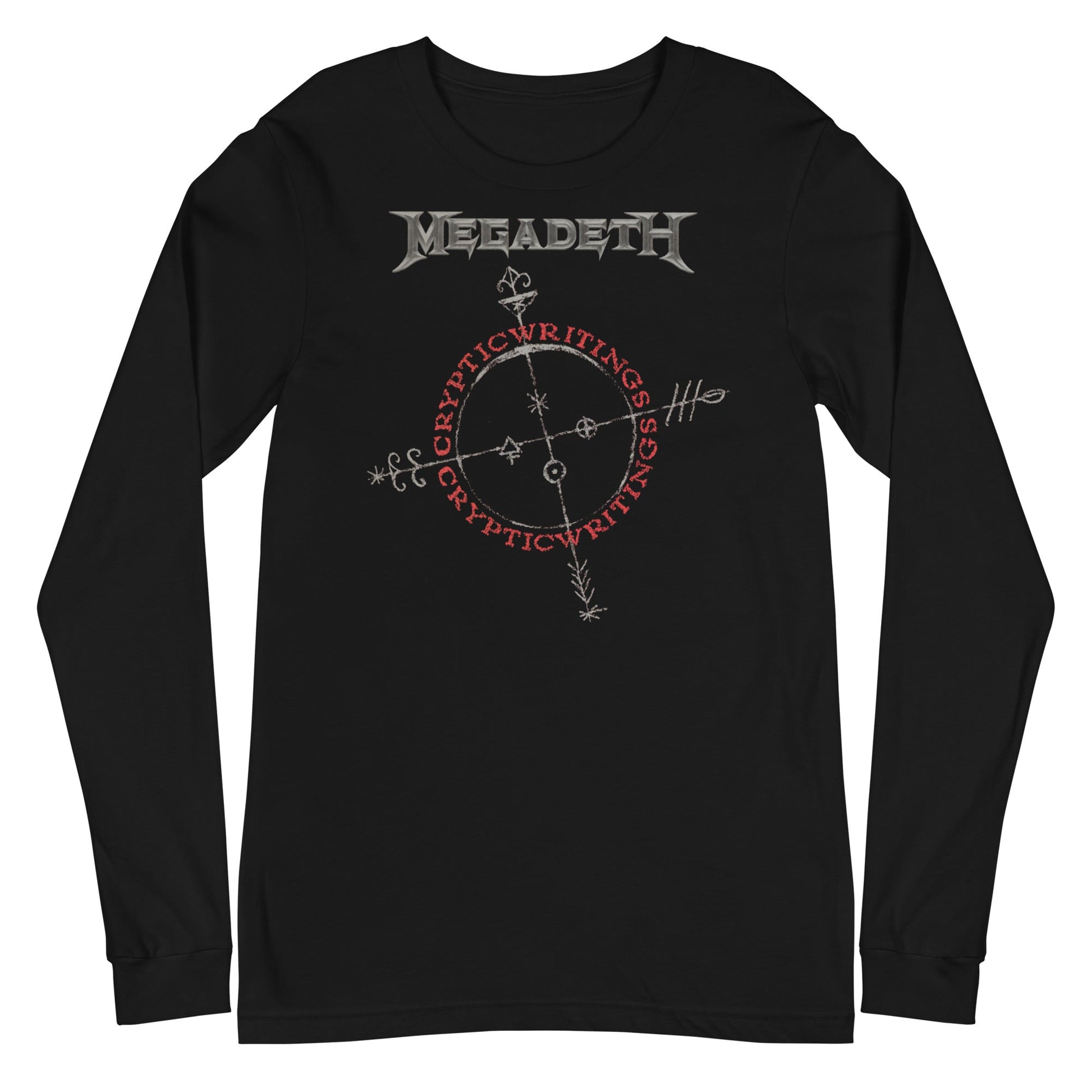 MERCHMOMENT Megadeth - Cryptic Writings Long Sleeve T-Shirt [Apparel] - Rock Band Apparel