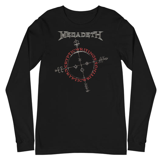 MERCHMOMENT Megadeth - Cryptic Writings Long Sleeve T-Shirt [Apparel] - Rock Band Apparel