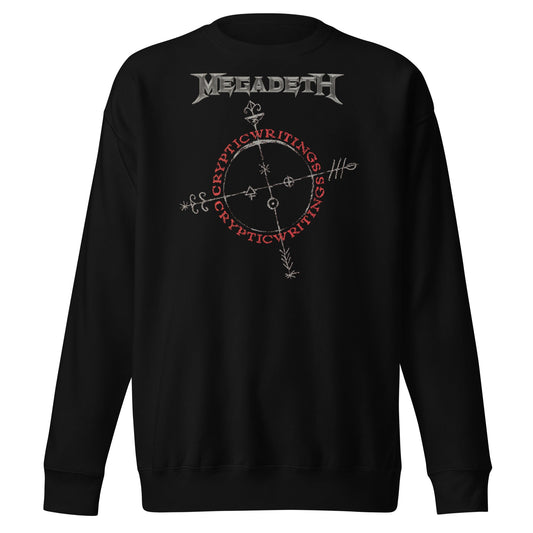 MERCHMOMENT Megadeth - Cryptic Writings Sweatshirt [Apparel] - Rock Band Apparel
