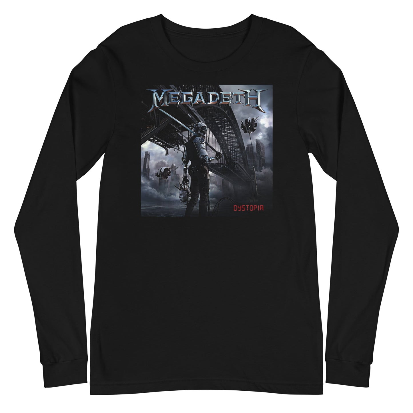 MerchMoment Megadeth - Dystopia Long Sleeve T-Shirt [Apparel] Black