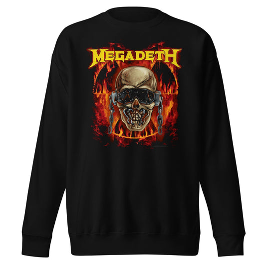 MERCHMOMENT Megadeth - Flash Burn Sweatshirt [Apparel] - Rock Band Apparel
