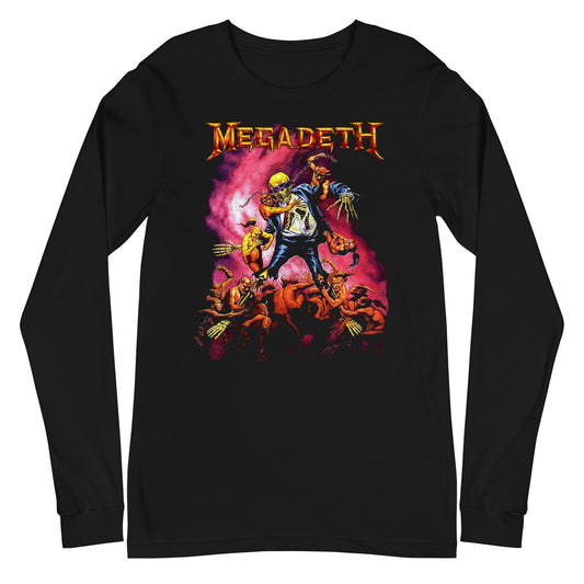 MerchMoment Megadeth - From the Grave Long Sleeve T-Shirt [Apparel] Black