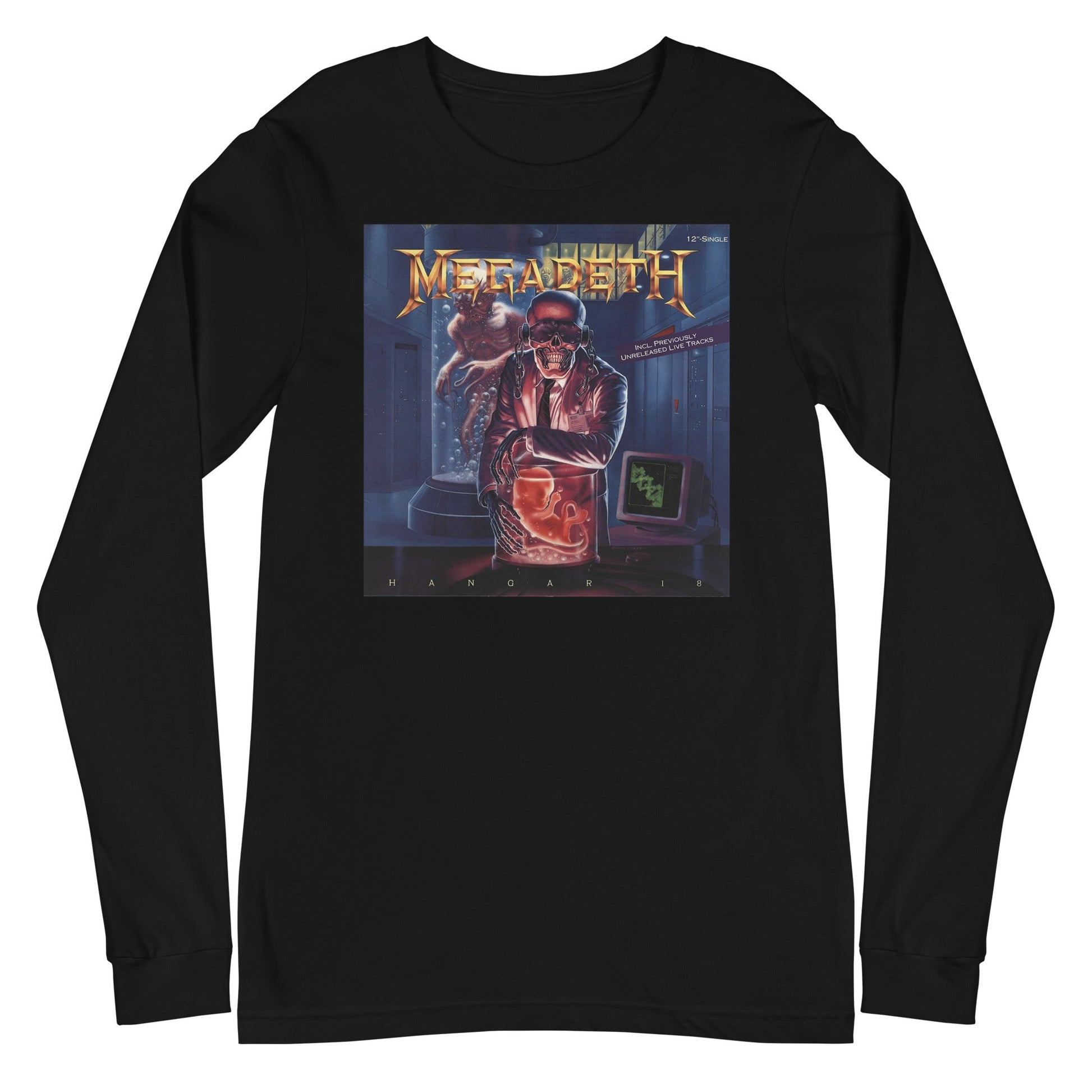 MerchMoment Megadeth - Hangar 18 Long Sleeve T-Shirt [Apparel] Black