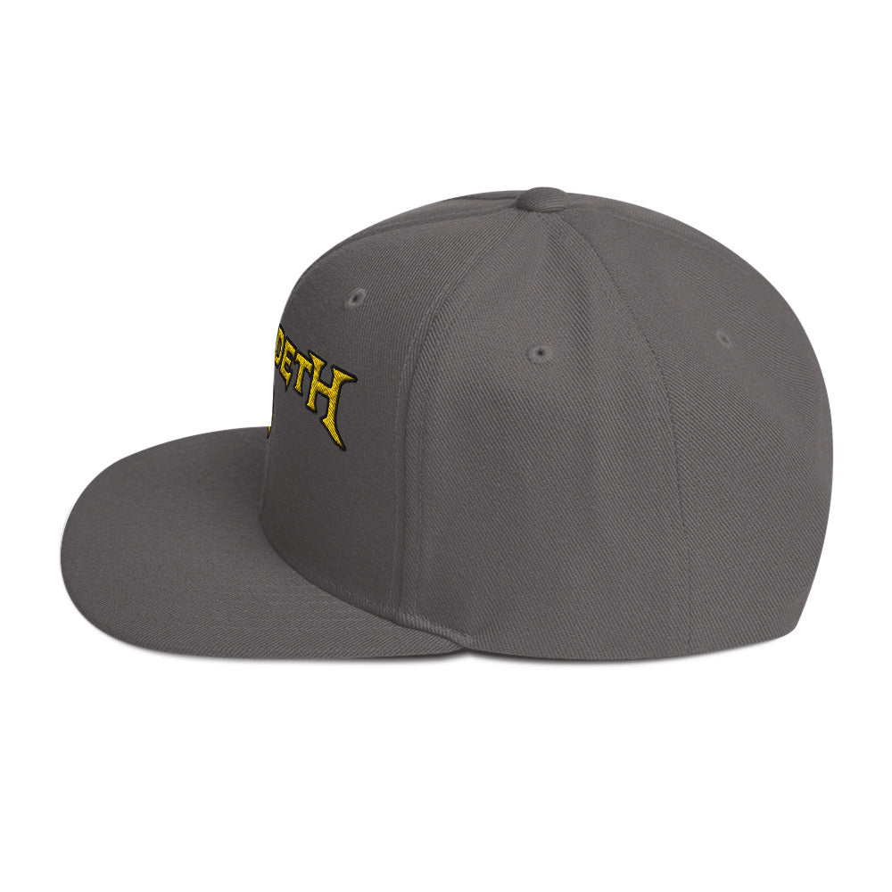 MERCHMOMENT MegaDeth Nuclear Embroidered Snapback Hat [Apparel] - Rock Band Apparel