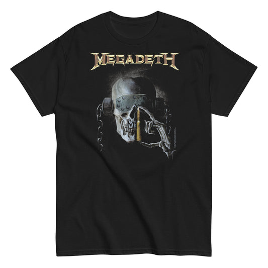 MERCHMOMENT Megadeth - One Bullett Left T-Shirt [T-Shirt] - Rock Band Apparel