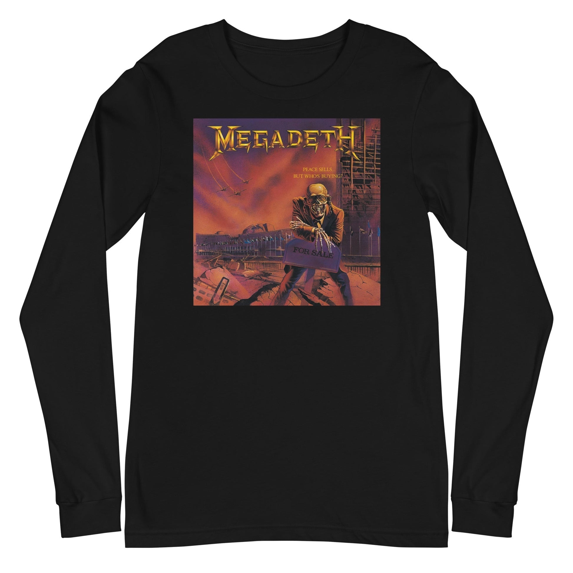MERCHMOMENT Megadeth - Peace Sells but Who's Buying? Long Sleeve T-Shirt [Apparel] - Rock Band Apparel