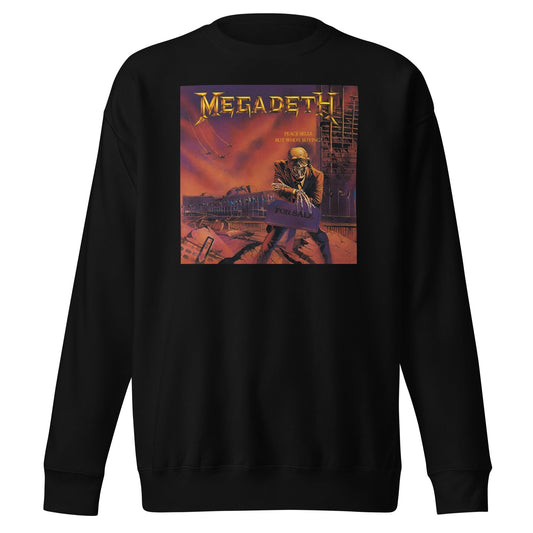 MerchMoment Megadeth - Peace Sells but Who's Buying? Sweatshirt [Apparel] Black