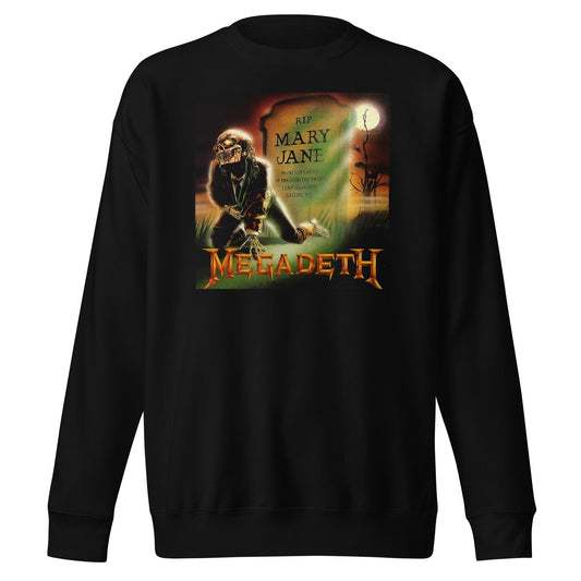 MERCHMOMENT Megadeth - R.I.P. Mary Jane Sweatshirt [Apparel] - Rock Band Apparel