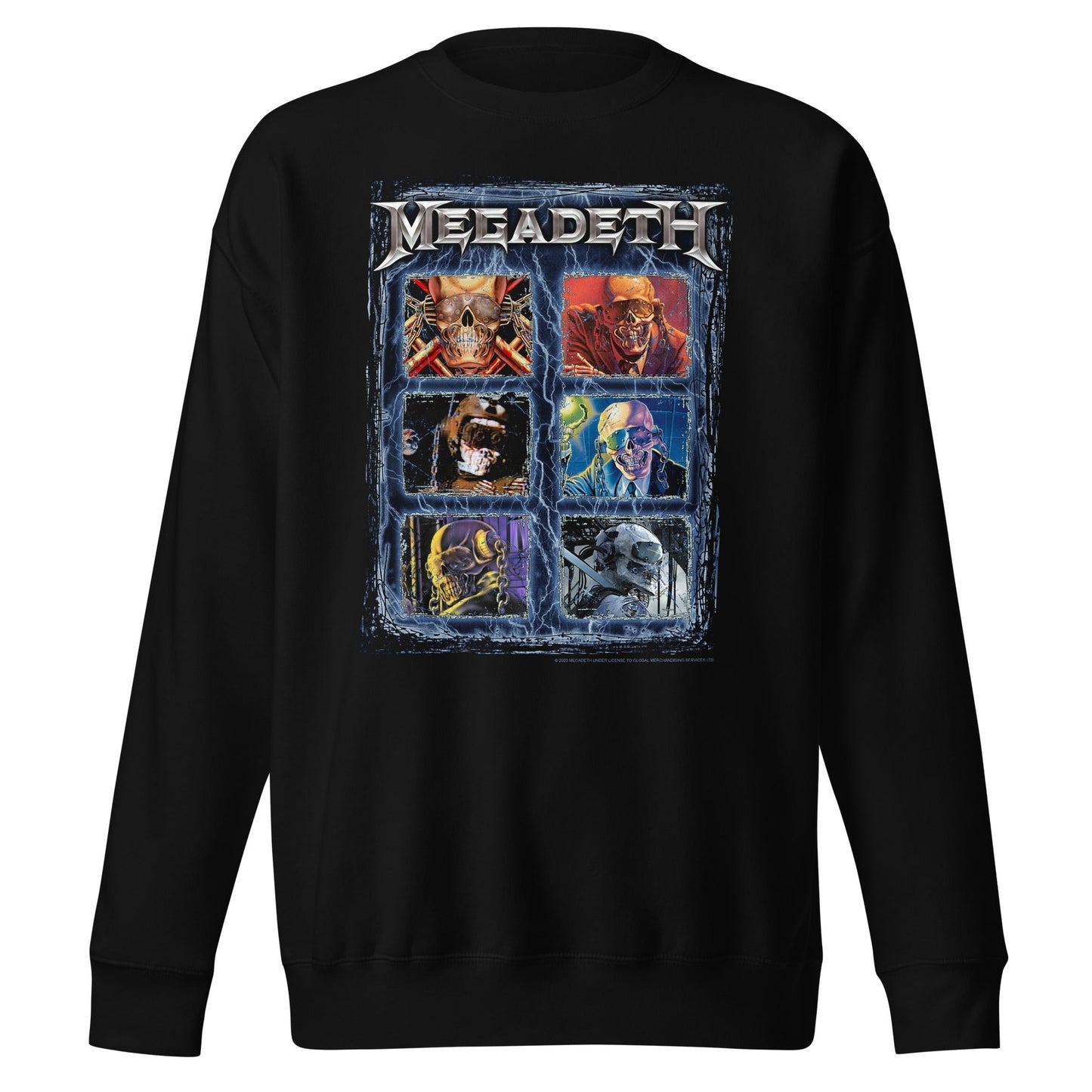 MerchMoment Megadeth - Six Vics Sweatshirt [Apparel] Black