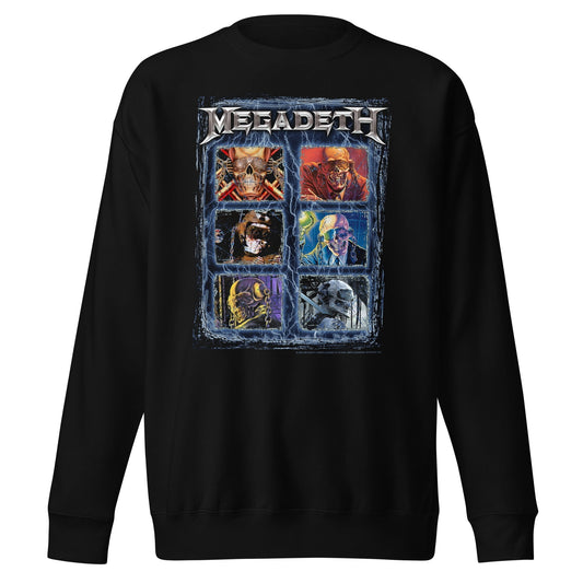 MERCHMOMENT Megadeth - Six Vics Sweatshirt [Apparel] - Rock Band Apparel