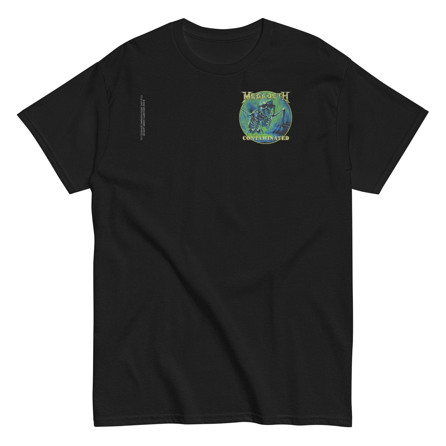 MerchMoment Megadeth - Small Contaminated T-Shirt [Apparel] Black