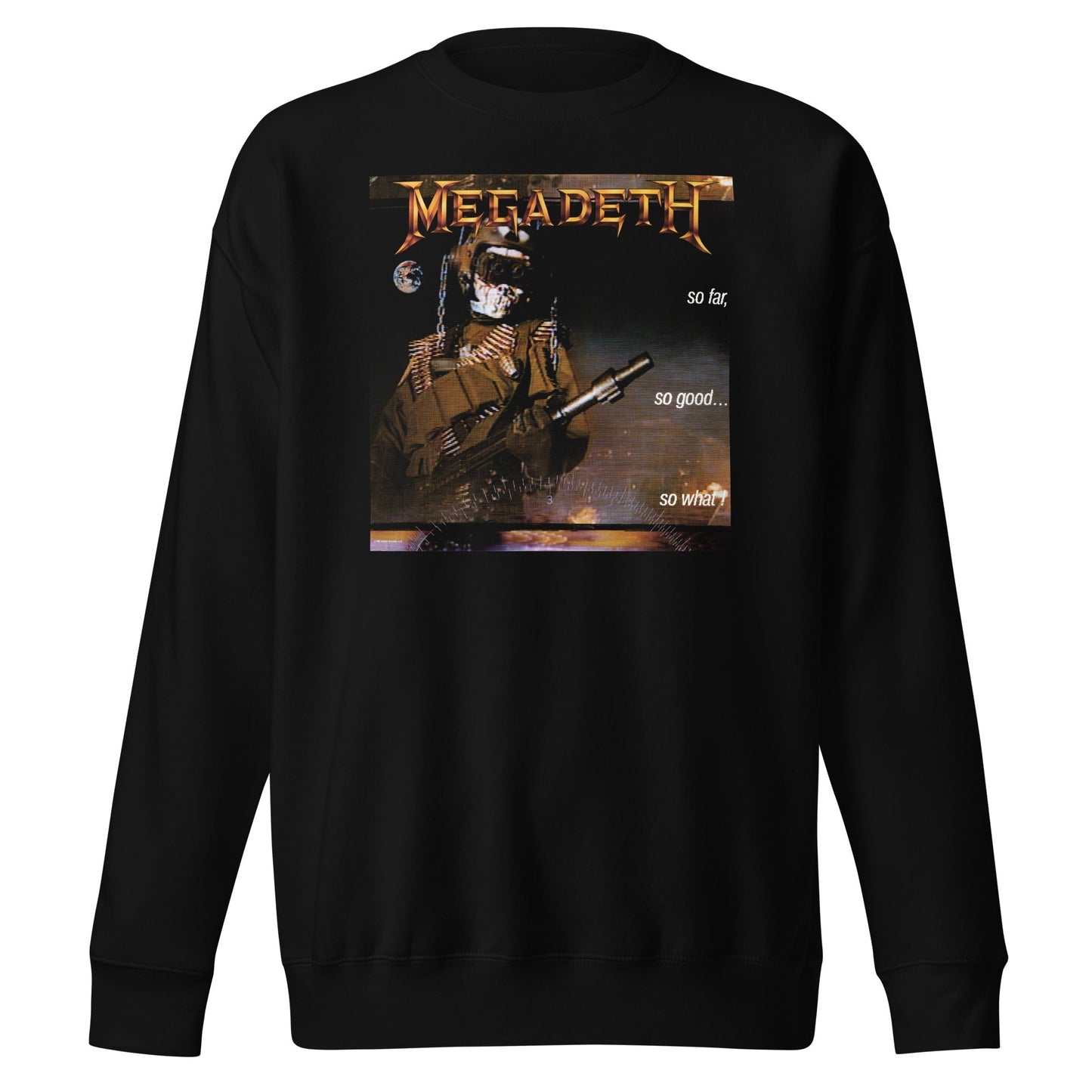 MerchMoment Megadeth - So Far, So Good, So What? Sweatshirt [Apparel] Black