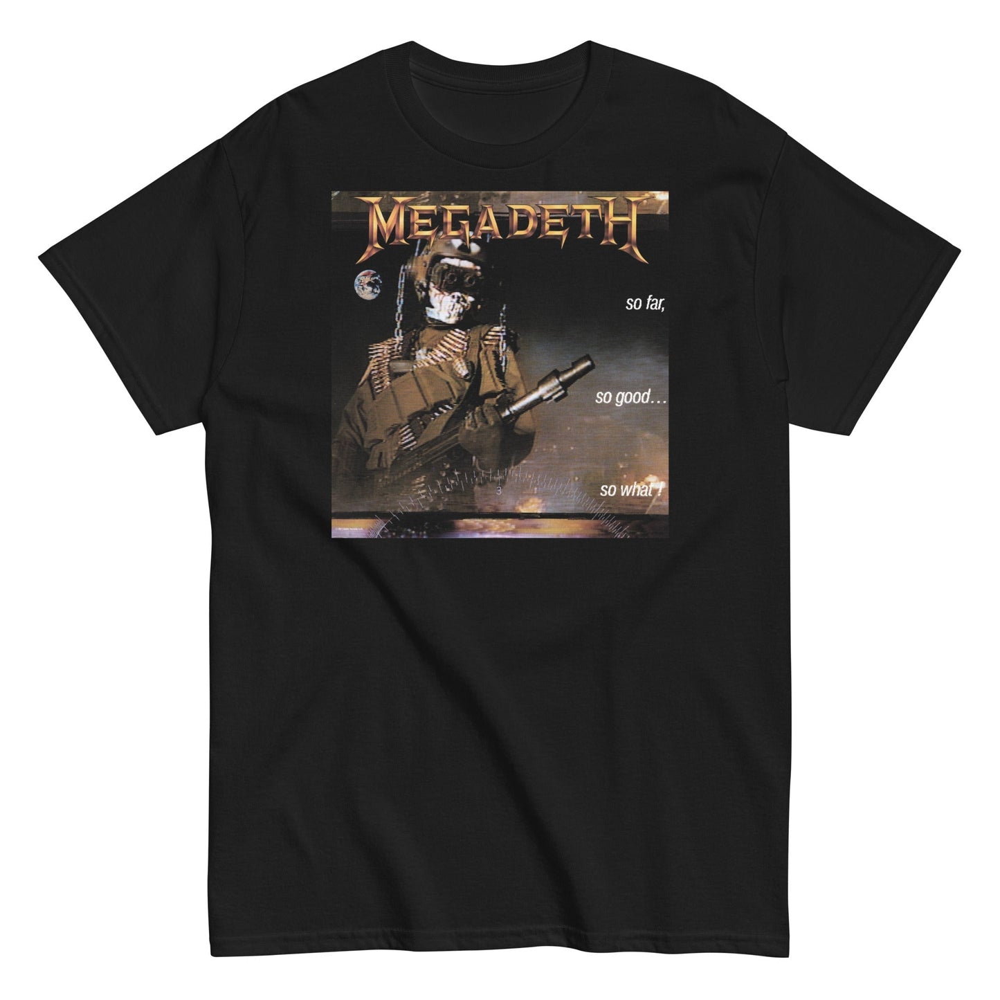 MERCHMOMENT Megadeth - So Far, So Good, So What? T-Shirt [Apparel] - Rock Band Apparel