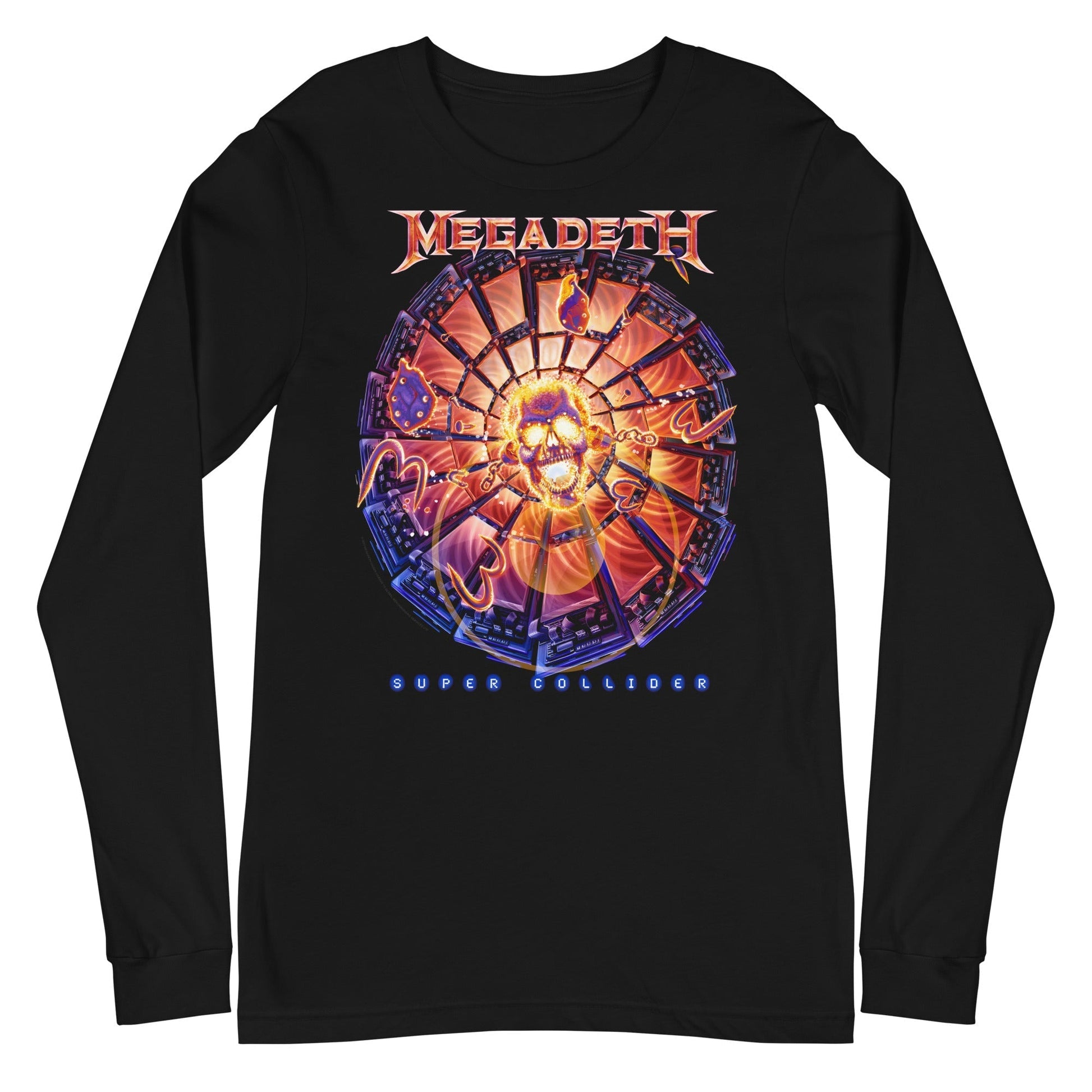MERCHMOMENT Megadeth - Super Collider Long Sleeve T-Shirt [Apparel] - Rock Band Apparel