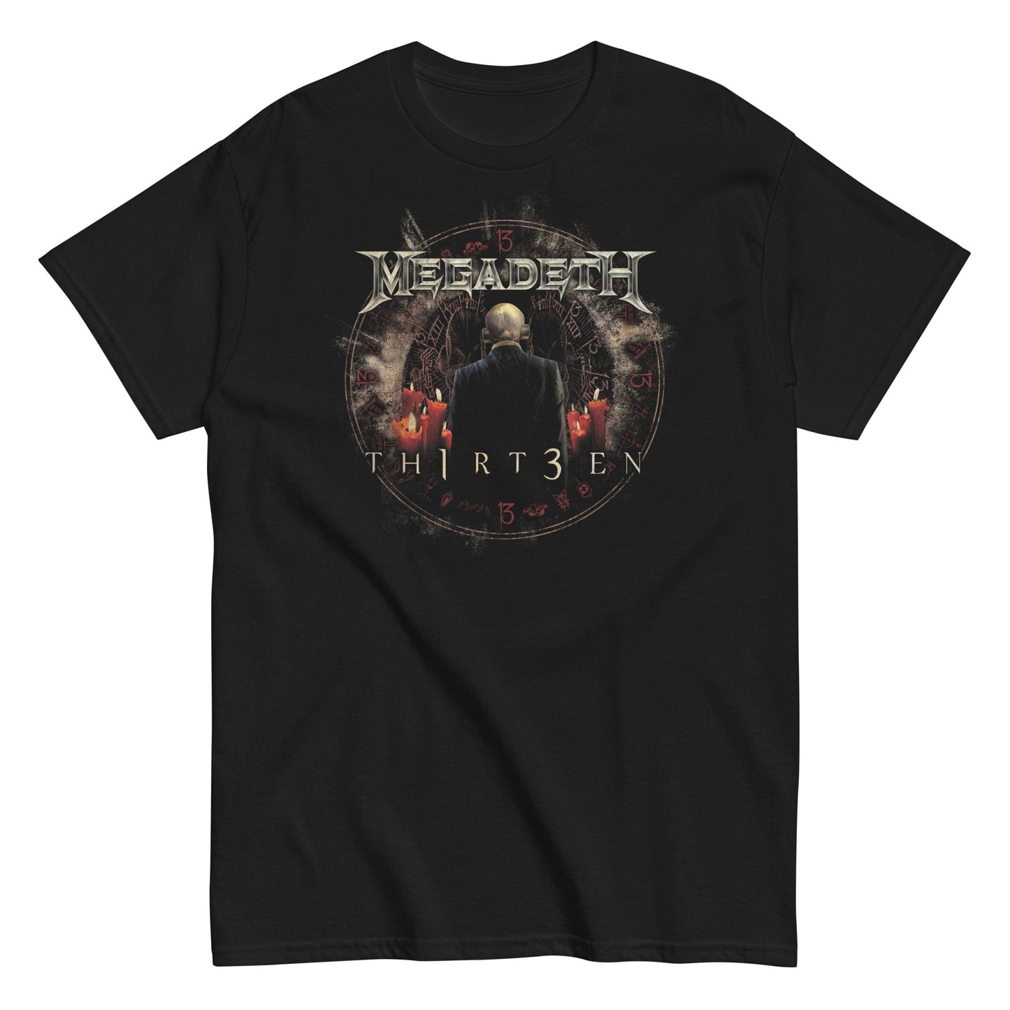 MerchMoment Megadeth - Th1rt3en T-Shirt [Apparel] Black