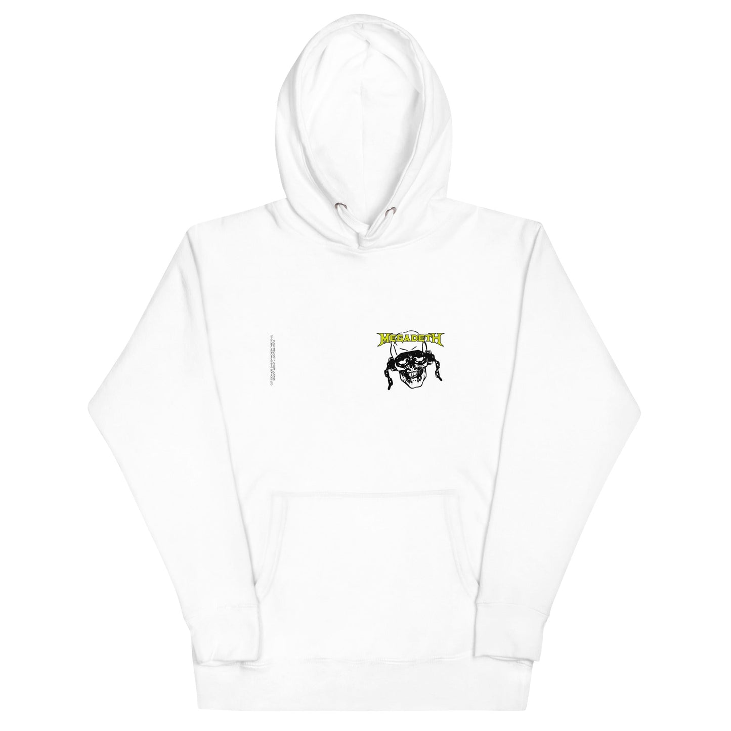 MerchMoment Megadeth - Vic Stamp Hoodie [Apparel] White