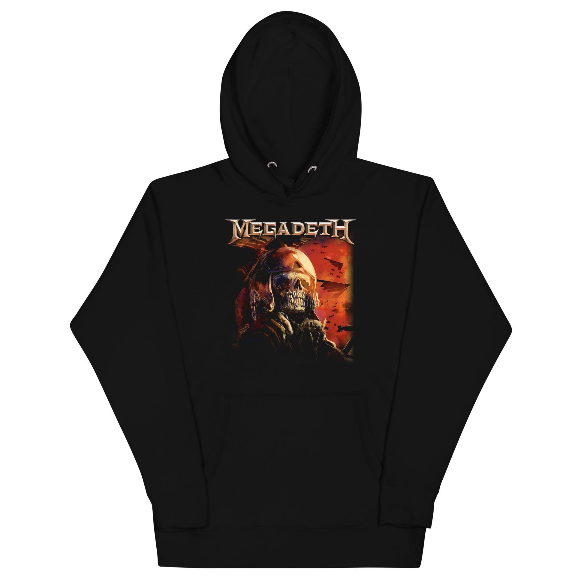 MERCHMOMENT Megadeth - Vic Staring Hoodie [Apparel] - Rock Band Apparel