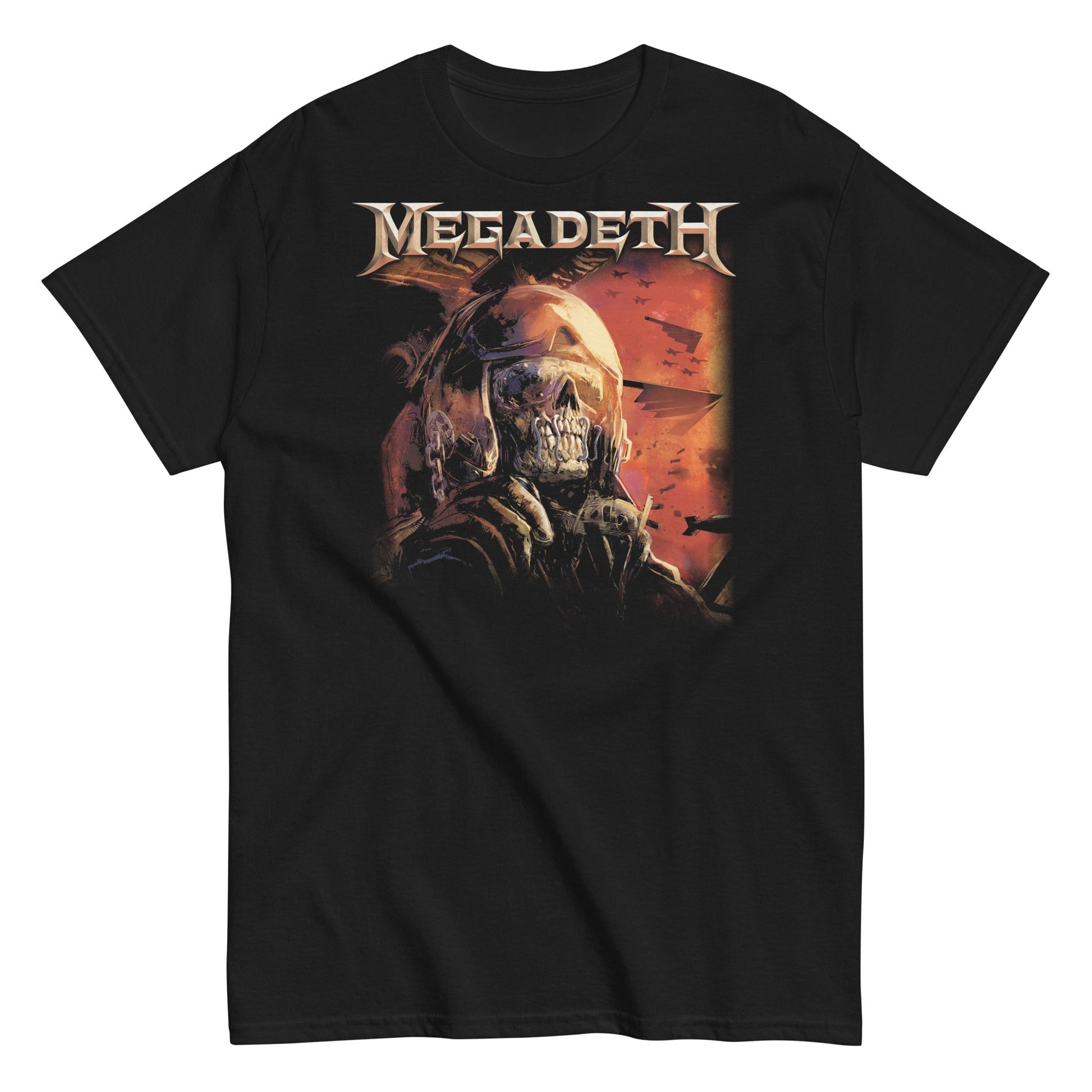 MERCHMOMENT Megadeth - Vic Staring T-Shirt [Apparel] - Rock Band Apparel