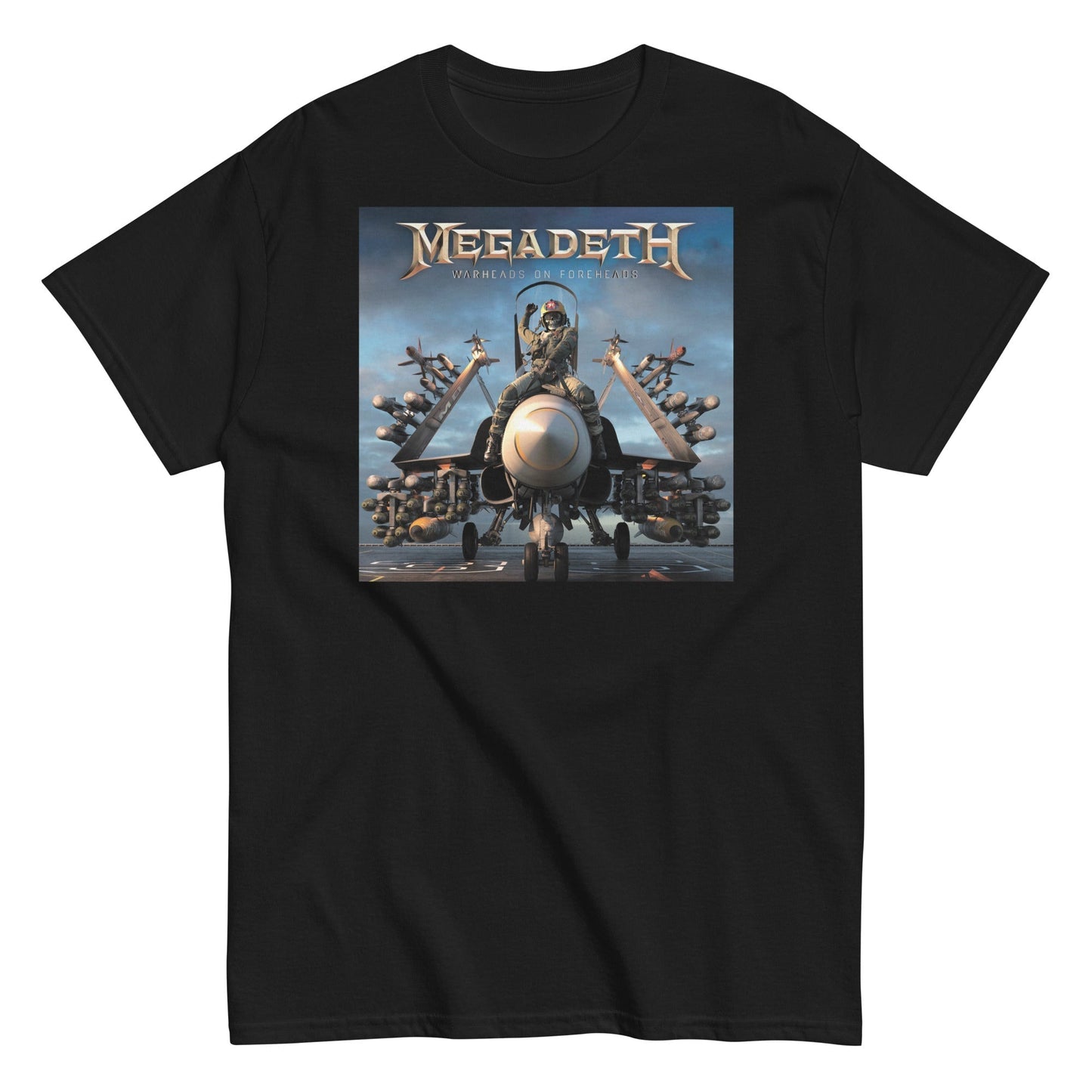 MerchMoment Megadeth - Warheads on Foreheads T-Shirt [Apparel] Black