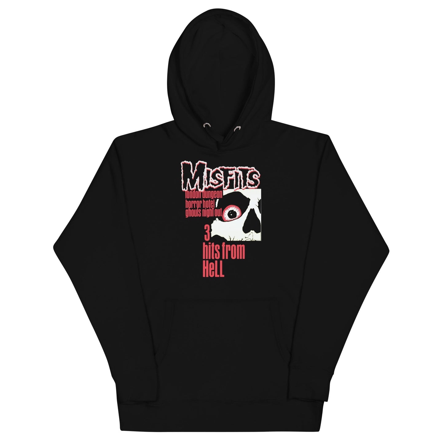 MerchMoment Misfits - 3 Hits From Hell Hoodie [Apparel] Black