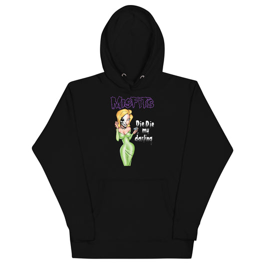 MERCHMOMENT Misfits - Die Die My Darling Hoodie [Apparel] - Rock Band Apparel