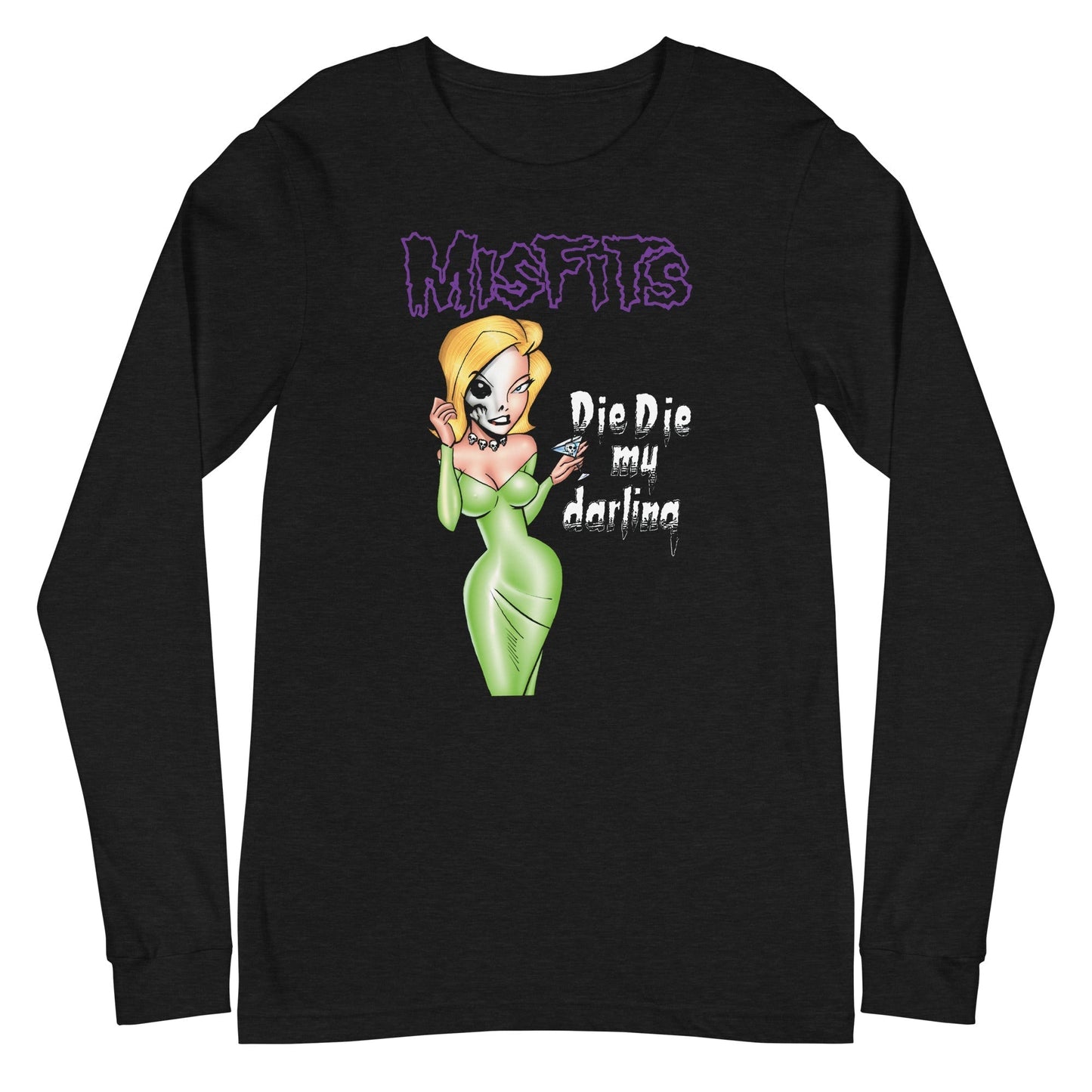 MERCHMOMENT Misfits - Die Die My Darling Long Sleeve T-Shirt [Apparel] - Rock Band Apparel