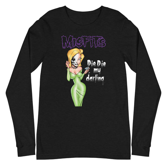 MERCHMOMENT Misfits - Die Die My Darling Long Sleeve T-Shirt [Apparel] - Rock Band Apparel