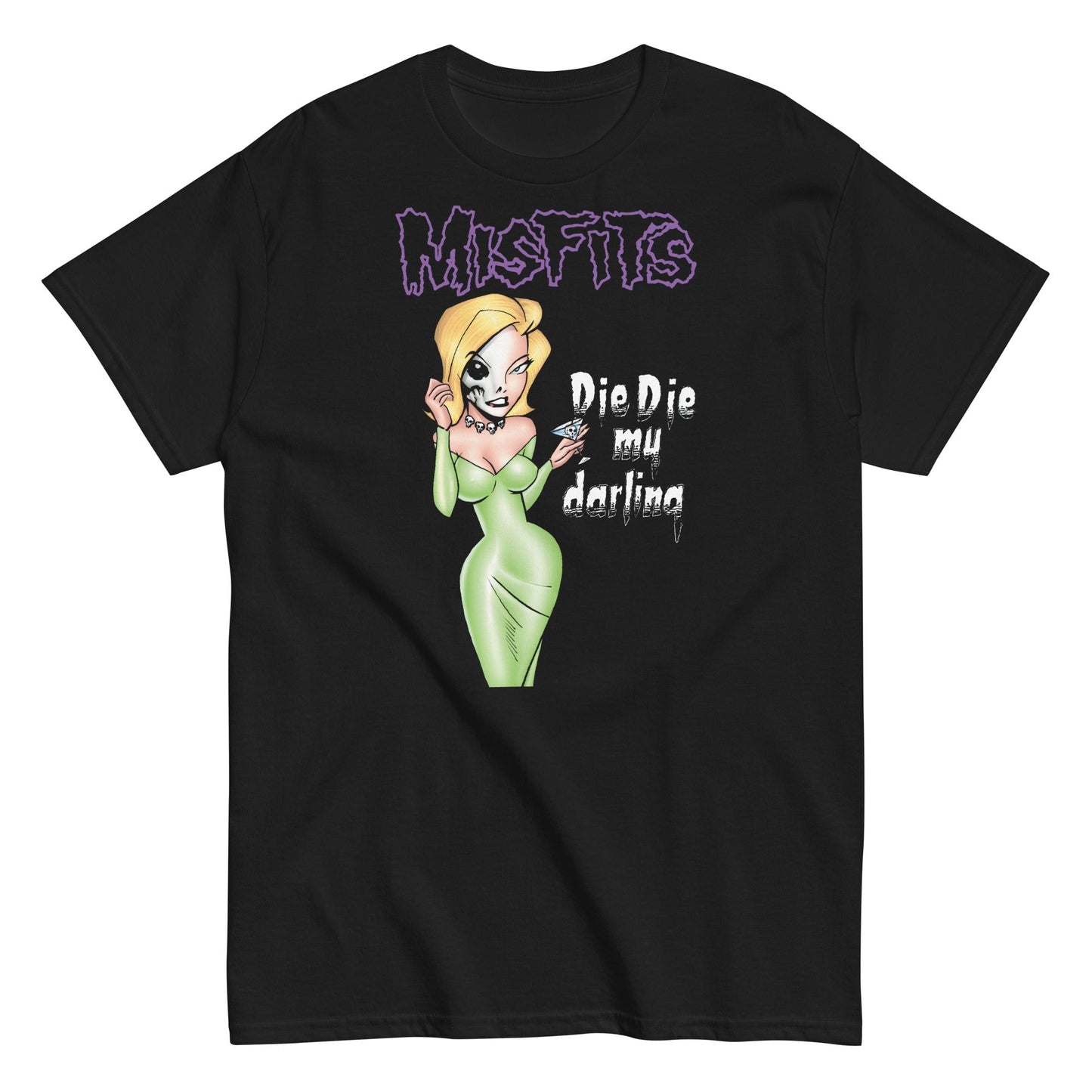 MerchMoment Misfits - Die Die My Darling T-Shirt [Apparel] Black