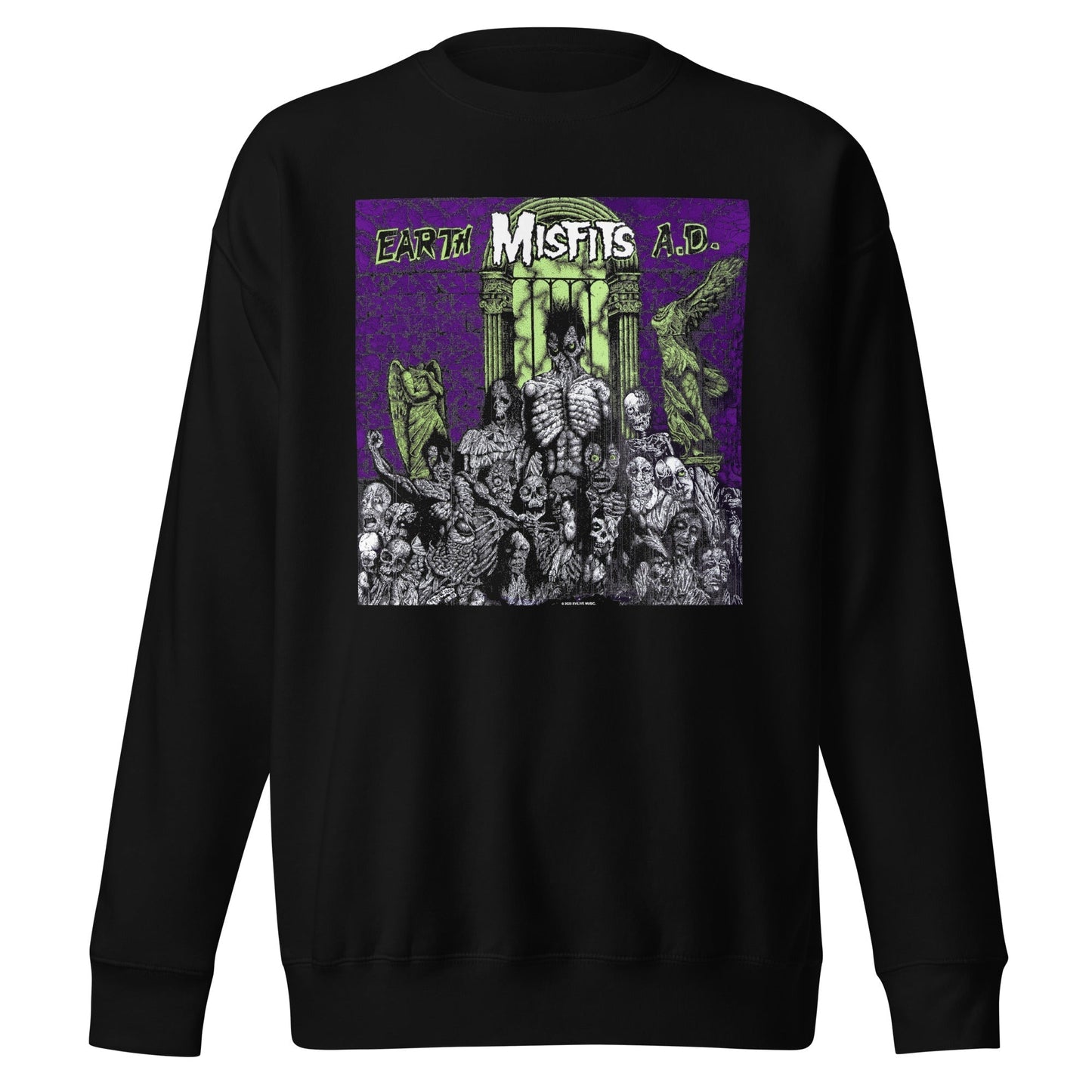 MerchMoment Misfits - Earth Sweatshirt [Apparel] Black