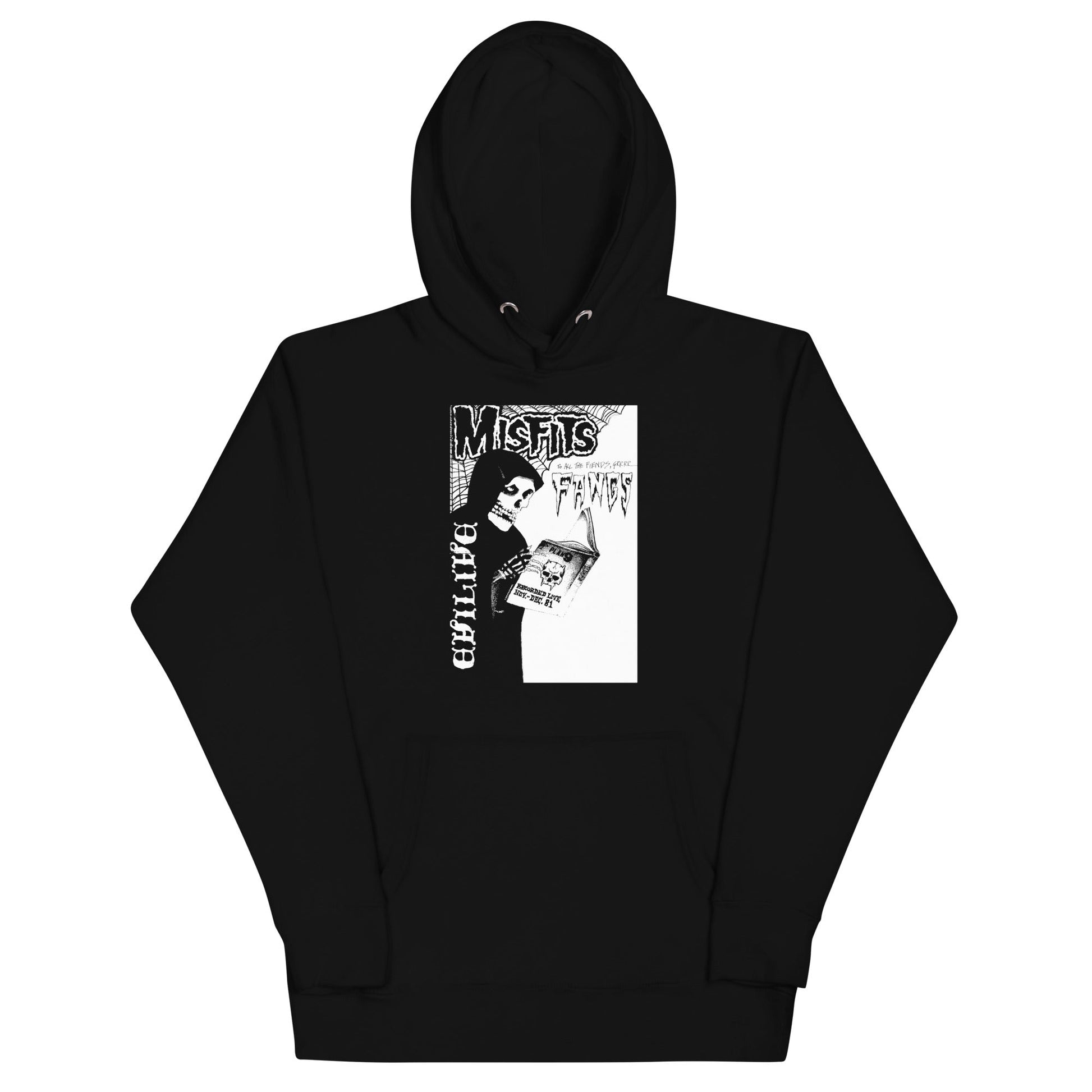 MerchMoment Misfits - Fangs Hoodie [Apparel] Black