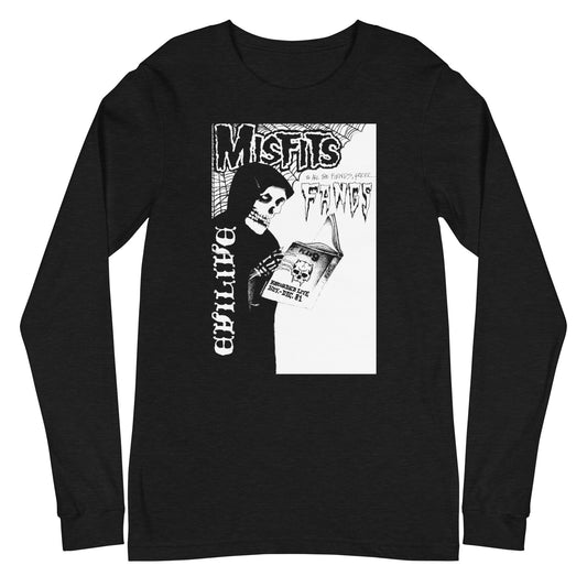 MERCHMOMENT Misfits - Fangs Long Sleeve T-Shirt [Apparel] - Rock Band Apparel