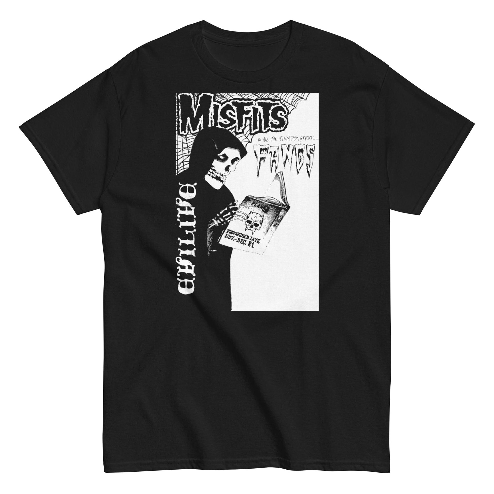 MerchMoment Misfits - Fangs T-Shirt [Apparel] Black