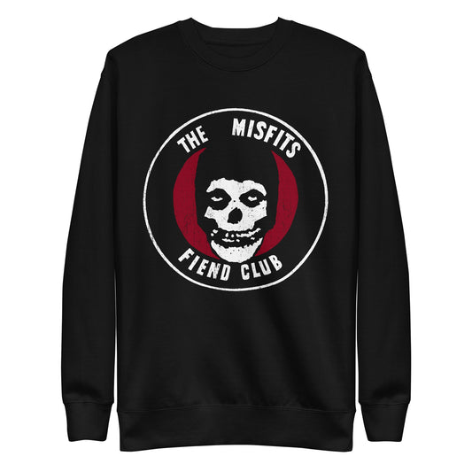MerchMoment Misfits - Fiend Club Sweatshirt [Apparel] Black