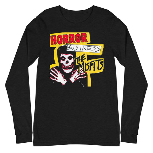 MERCHMOMENT Misfits - Horror Business Long Sleeve T-Shirt [Apparel] - Rock Band Apparel