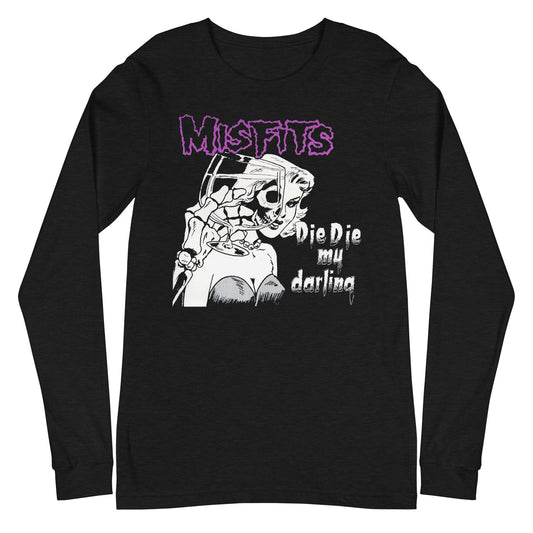 MERCHMOMENT Misfits - Looking Glass Long Sleeve T-Shirt [Apparel] - Rock Band Apparel
