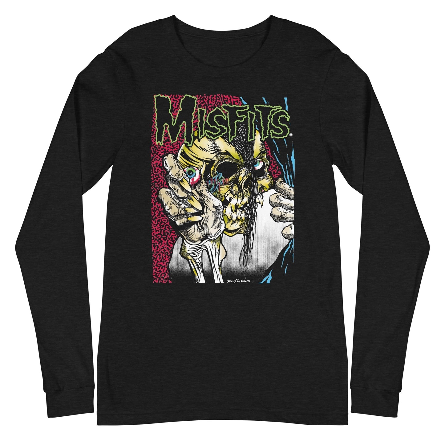 MerchMoment Misfits - Open Skull Long Sleeve T-Shirt [Apparel] Black