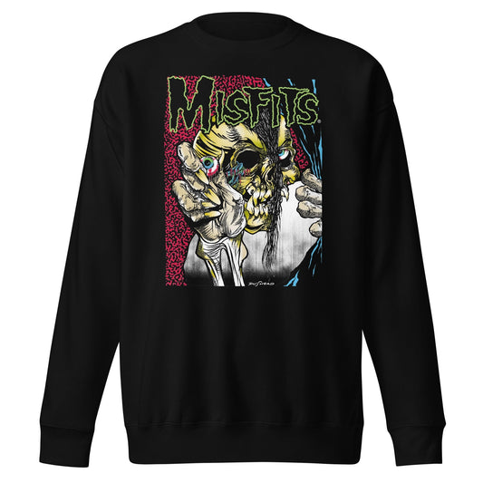 MERCHMOMENT Misfits - Open Skull Sweatshirt [Apparel] - Rock Band Apparel